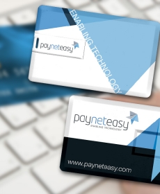 PayNetEasy - דיסק און קי בצורת כרטיס אשראי